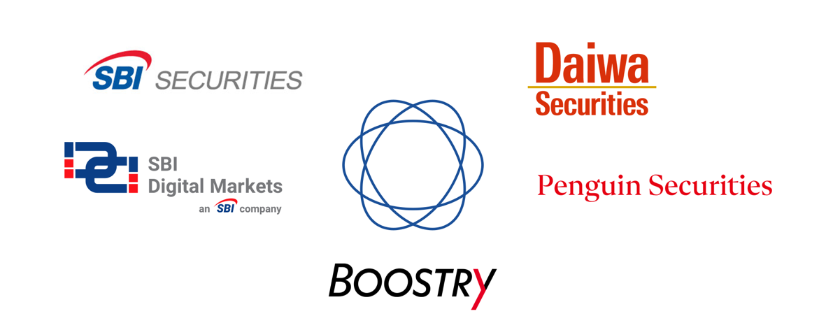 SBI Securities / Daiwa Securities / SBI Digital Markets / Penguin Securities / BOOSTRY